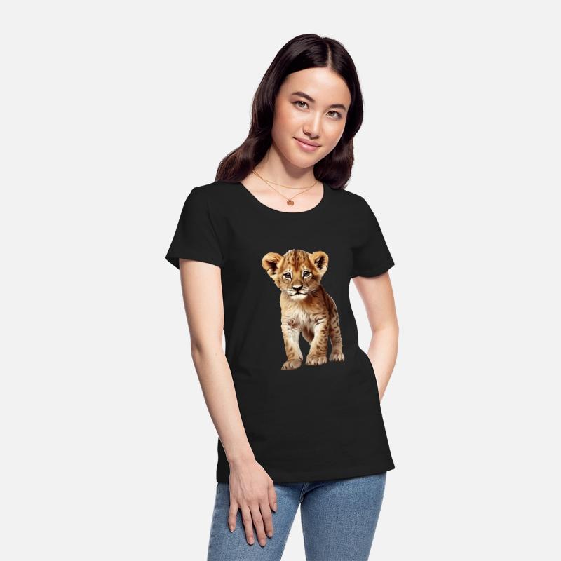 young Lion - Loving Lion Cub Design