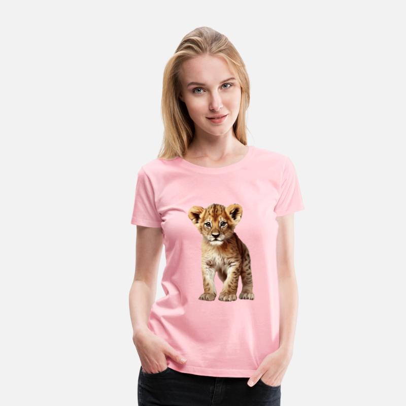 young Lion - Loving Lion Cub Design