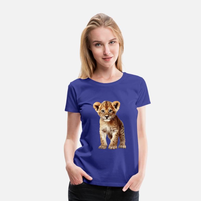 young Lion - Loving Lion Cub Design