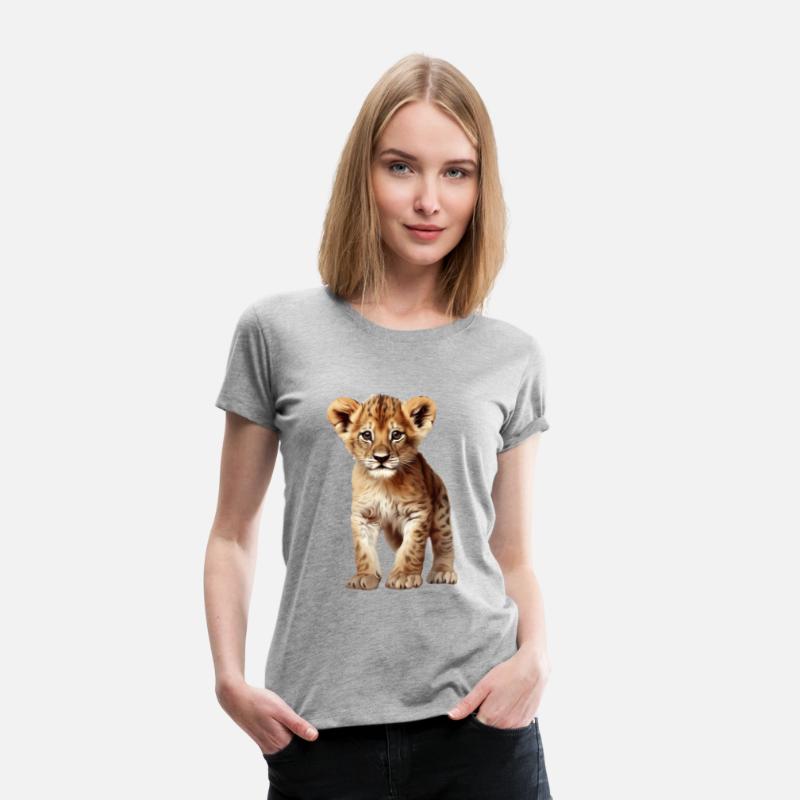 young Lion - Loving Lion Cub Design