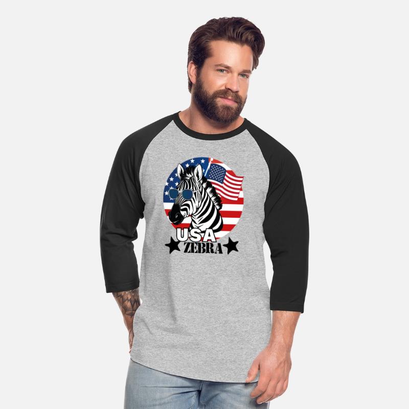 Zebra Celebrate 4Th OF July Freedom Day Patriotic