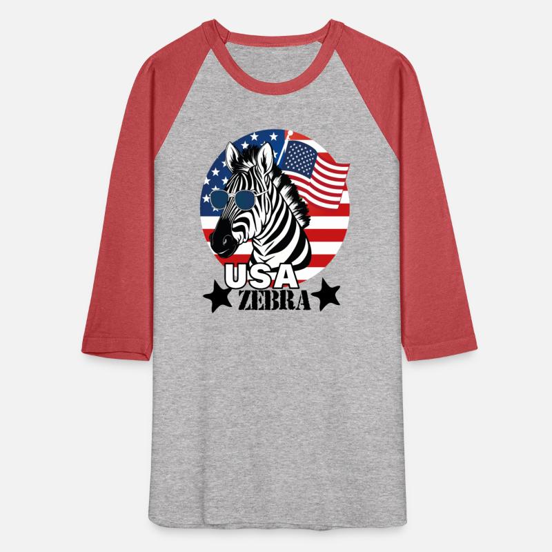 Zebra Celebrate 4Th OF July Freedom Day Patriotic
