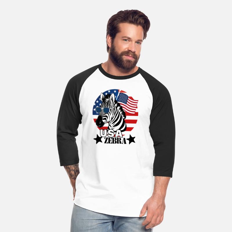 Zebra Celebrate 4Th OF July Freedom Day Patriotic