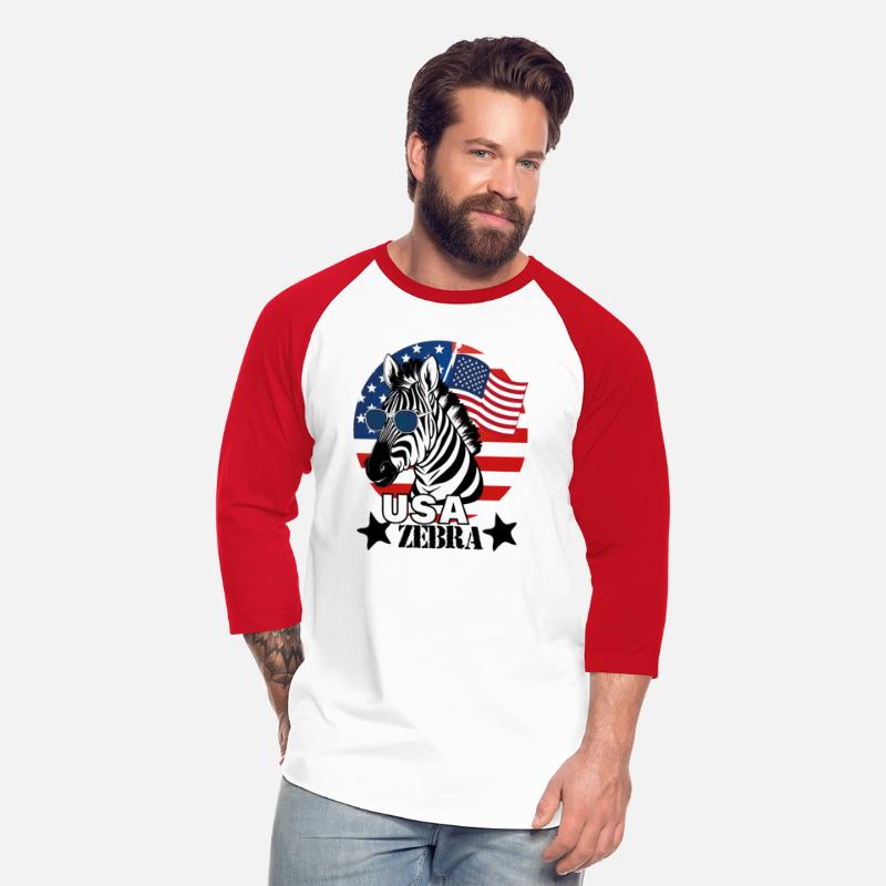 Zebra Celebrate 4Th OF July Freedom Day Patriotic