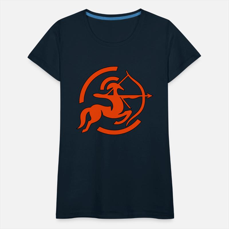 Zodiac Sagittarius Arc Icon Minimalistic In Red