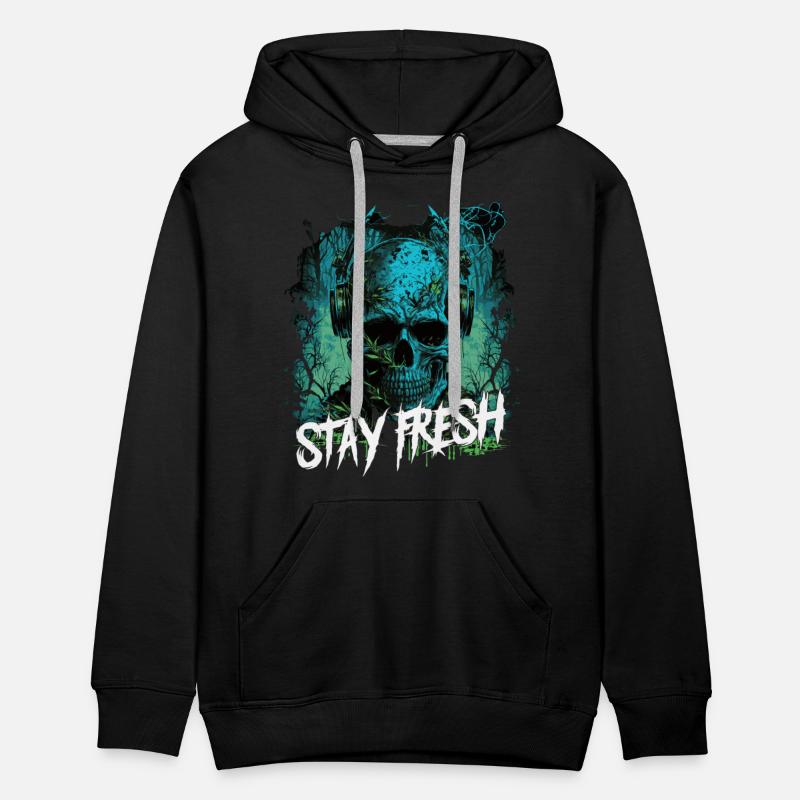 Zombie skull Disc Jockey